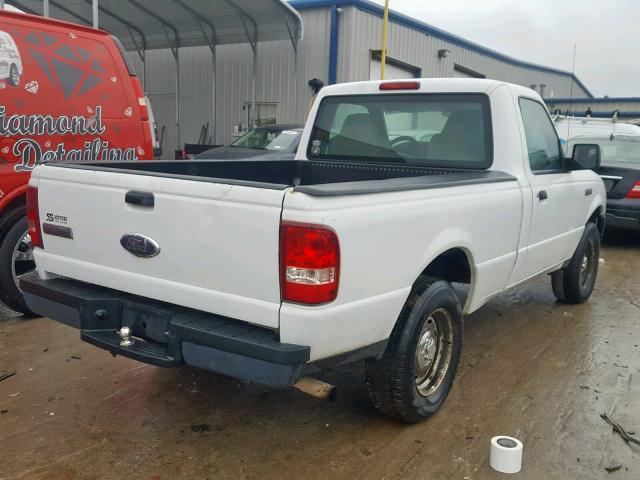 1FTYR10D16PA88008 - 2006 FORD RANGER WHITE photo 4