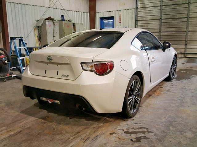 JF1ZNAA14D2722609 - 2013 TOYOTA SCION FR-S WHITE photo 4