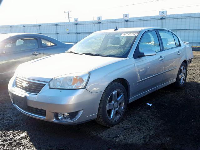 1G1ZU53816F298356 - 2006 CHEVROLET MALIBU LTZ ვერცხლისფერი ფოტო 2