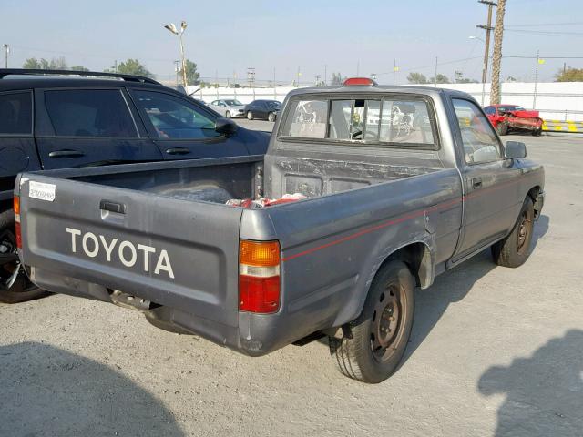 4TARN81A1RZ252147 - 1994 TOYOTA PICKUP 1/2 GRAY photo 4