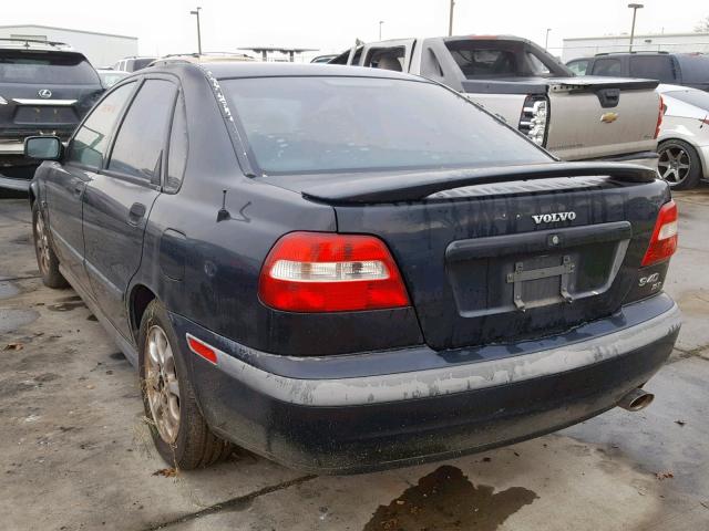 YV1VS29511F607964 - 2001 VOLVO S40 1.9T BLUE photo 3