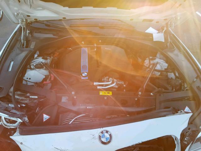WBA5E1C52ED221021 - 2014 BMW ACTIVEHYBR WHITE photo 7