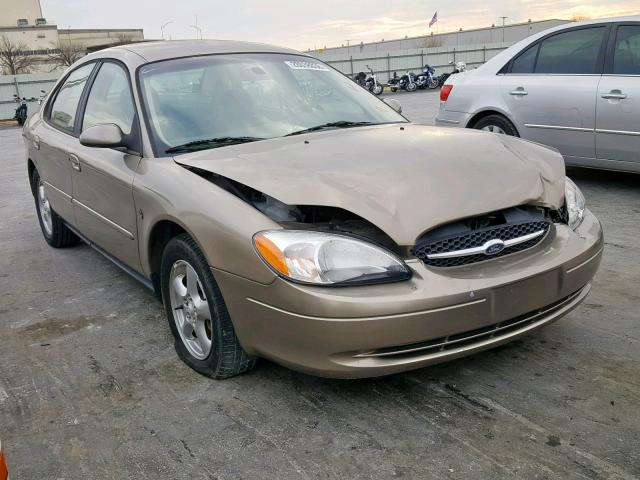 1FAFP552X2A221346 - 2002 FORD TAURUS SES TAN photo 1