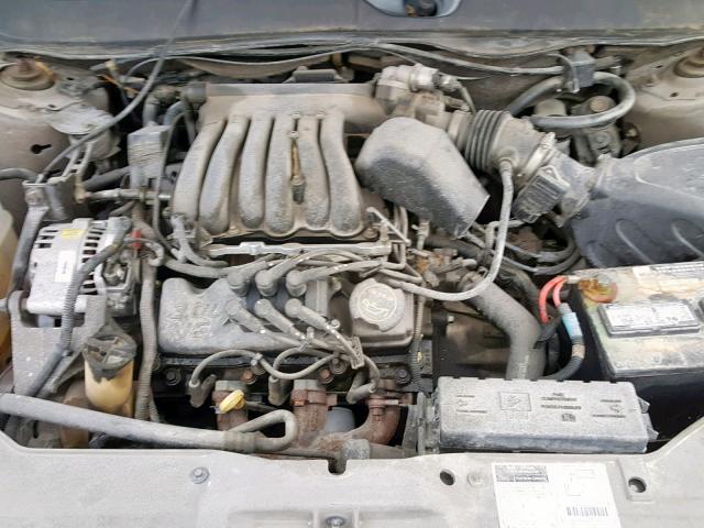 1FAFP552X2A221346 - 2002 FORD TAURUS SES TAN photo 7