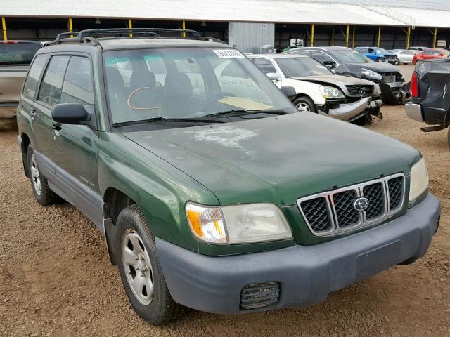 JF1SF63592H735247 - 2002 SUBARU FORESTER L GREEN photo 1