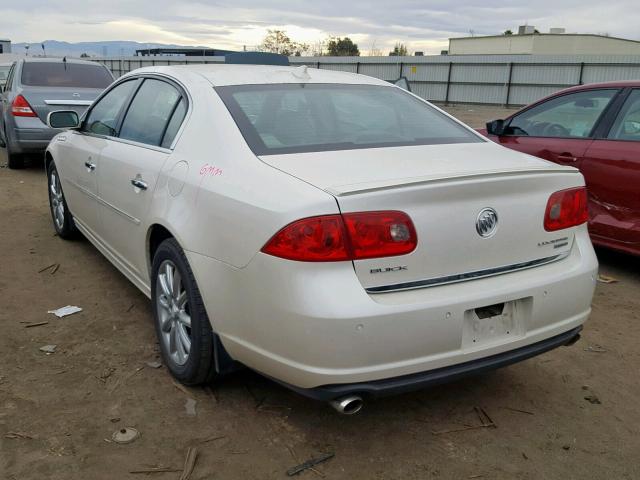 1G4HK5ES1BU109966 - 2011 BUICK LUCERNE SU WHITE photo 3