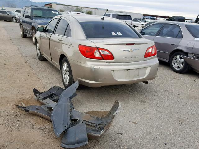 1C3LC46J38N140719 - 2008 CHRYSLER SEBRING LX GOLD photo 3