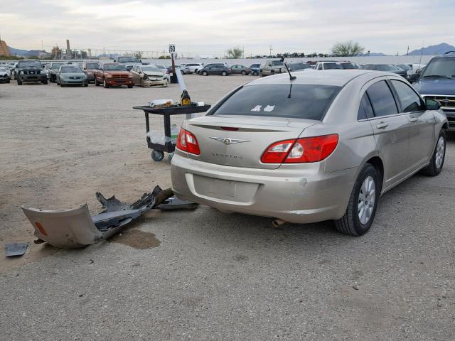 1C3LC46J38N140719 - 2008 CHRYSLER SEBRING LX GOLD photo 4