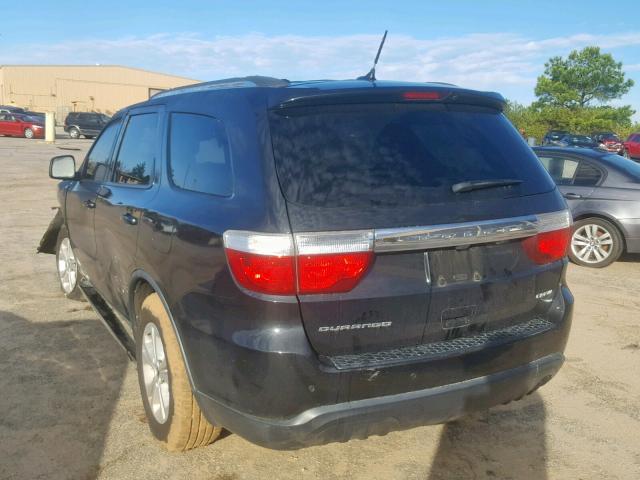 1D4RD4GG4BC694850 - 2011 DODGE DURANGO CR BLACK photo 3