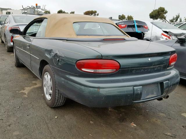 3C3EL45H4YT289096 - 2000 CHRYSLER SEBRING JX GREEN photo 3