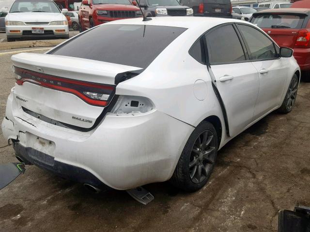 1C3CDFBA9DD198042 - 2013 DODGE DART SXT WHITE photo 4