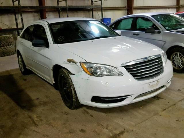 1C3BC4FB3BN550447 - 2011 CHRYSLER 200 LX WHITE photo 1