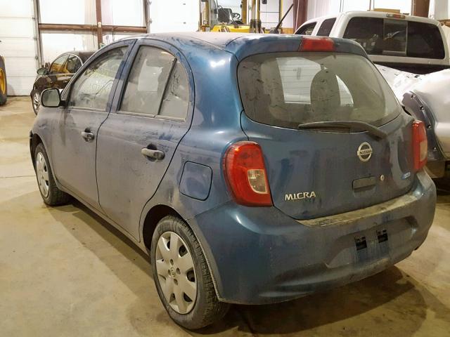 3N1CK3CP1FL256423 - 2015 NISSAN MICRA BLUE photo 3