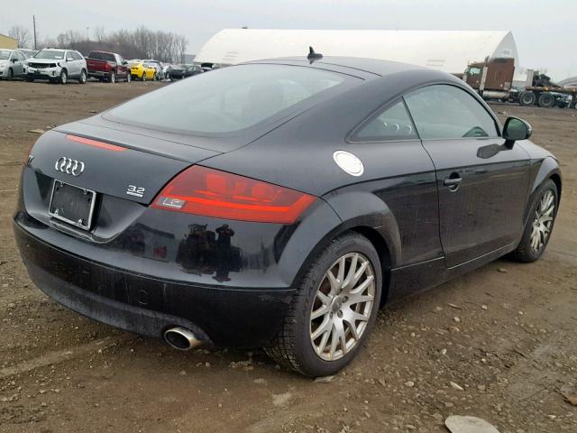 TRUDD38J681023153 - 2008 AUDI TT 3.2 QUA BLACK photo 4