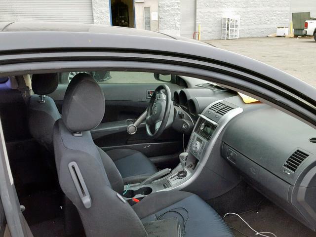 JTKDE167890288630 - 2009 TOYOTA SCION TC შავი ფოტო 5