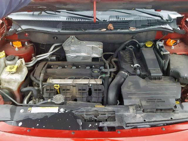 1B3HB48A29D136476 - 2009 DODGE CALIBER SX RED photo 7