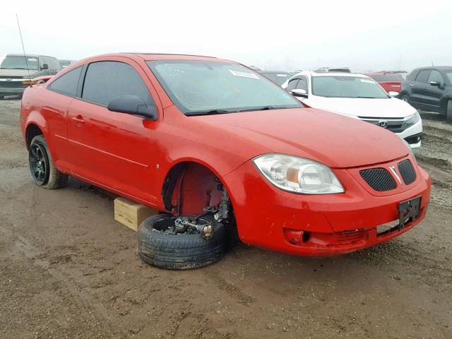1G2AL15F877237114 - 2007 PONTIAC G5 RED photo 1