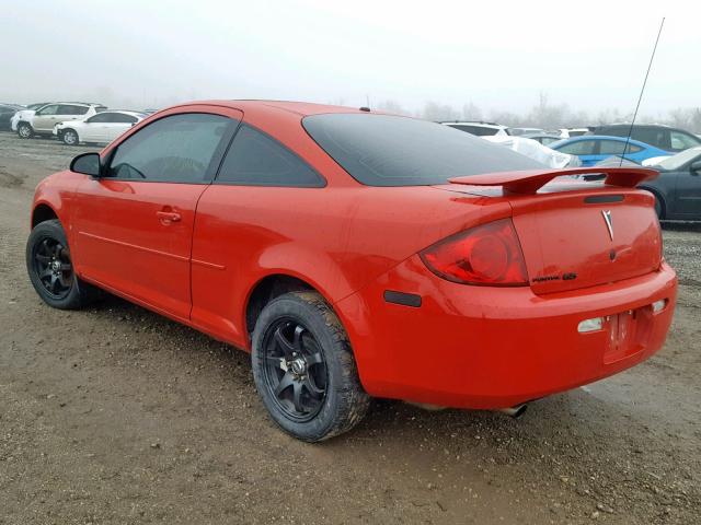 1G2AL15F877237114 - 2007 PONTIAC G5 RED photo 3