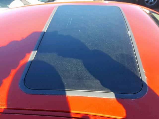 1G2AL15F877237114 - 2007 PONTIAC G5 RED photo 9