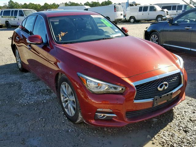 JN1BV7AP5FM339324 - 2015 INFINITI Q50 BASE RED photo 1