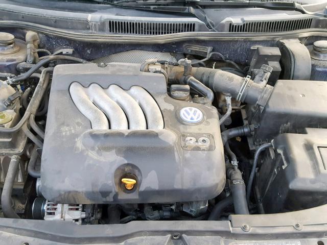 WVWSK61J73W125317 - 2003 VOLKSWAGEN JETTA GLS BLUE photo 7