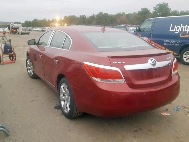 1G4GC5ECXBF174515 - 2011 BUICK LACROSSE C BURGUNDY photo 3