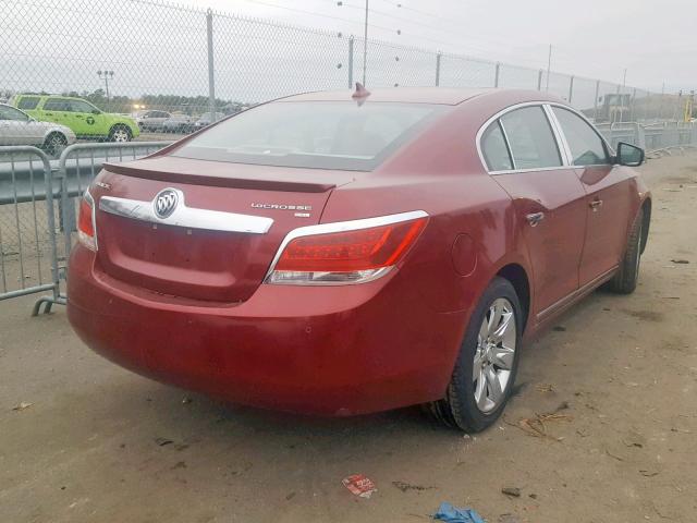 1G4GC5ECXBF174515 - 2011 BUICK LACROSSE C BURGUNDY photo 4