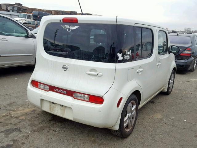 JN8AZ28R79T122170 - 2009 NISSAN CUBE BASE WHITE photo 4