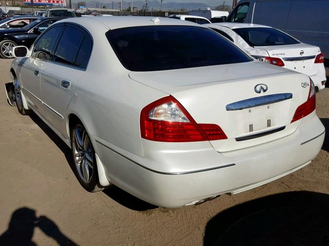 JNKBF01A56M800114 - 2006 INFINITI Q45 WHITE photo 3