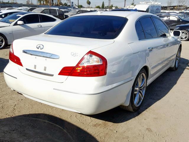 JNKBF01A56M800114 - 2006 INFINITI Q45 WHITE photo 4