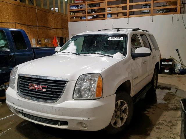 1GKFK13057R136706 - 2007 GMC YUKON WHITE photo 2