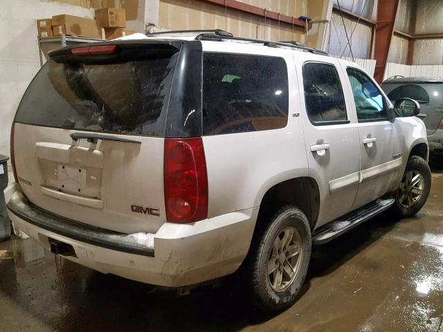 1GKFK13057R136706 - 2007 GMC YUKON WHITE photo 4