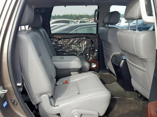 5TDYY5G19CS040893 - 2012 TOYOTA SEQUOIA PL GRAY photo 6