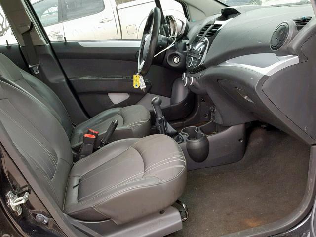 KL8CA6S92EC508347 - 2014 CHEVROLET SPARK LS BLACK photo 5