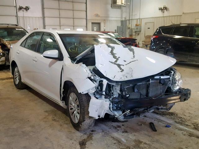 4T4BF1FK8ER387940 - 2014 TOYOTA CAMRY L WHITE photo 1