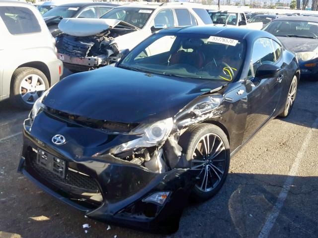 JF1ZNAA17D1708290 - 2013 TOYOTA SCION FR-S BLACK photo 2