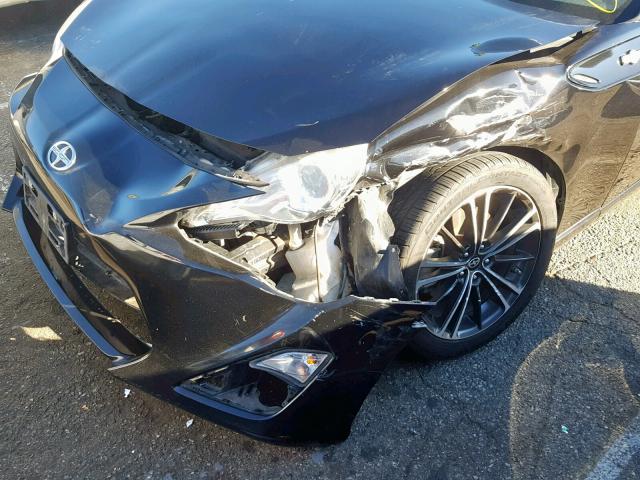 JF1ZNAA17D1708290 - 2013 TOYOTA SCION FR-S BLACK photo 9