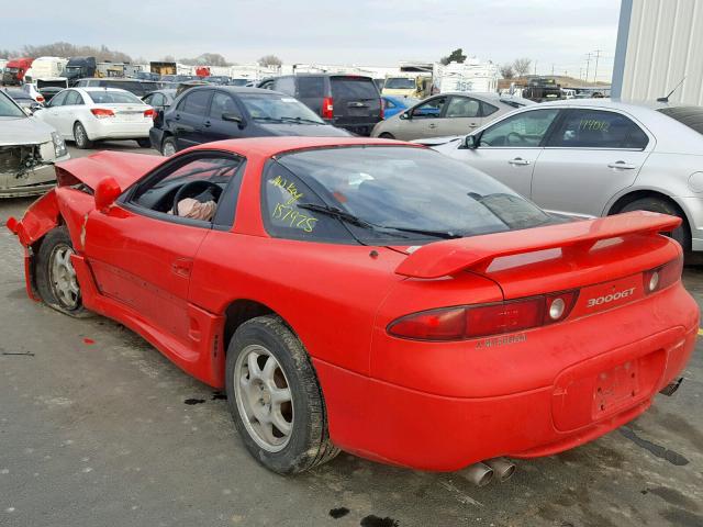 JA3AM54J7RY029856 - 1994 MITSUBISHI 3000 GT RED photo 3