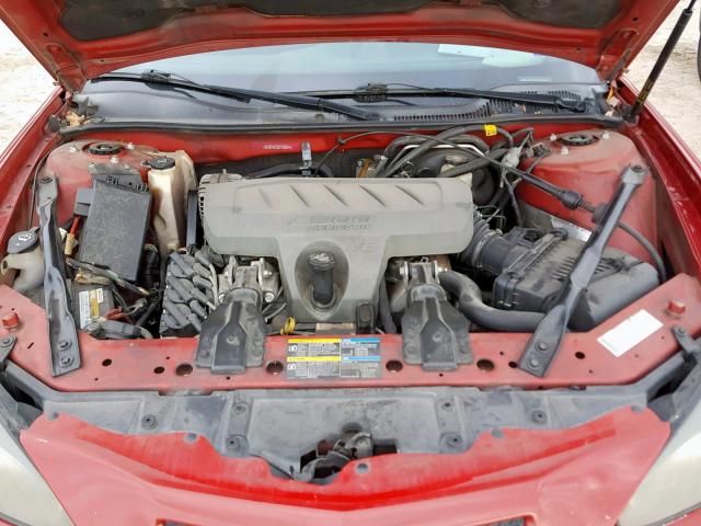 2G2WP552281188845 - 2008 PONTIAC GRAND PRIX წითელი ფოტო 7