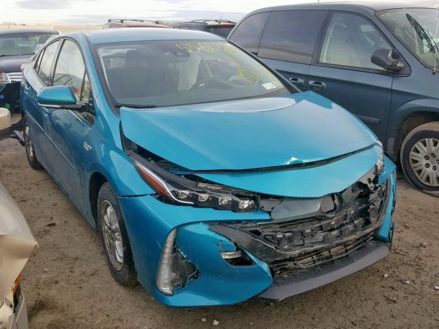 JTDKARFP5H3055889 - 2017 TOYOTA PRIUS PRIM BLUE photo 1