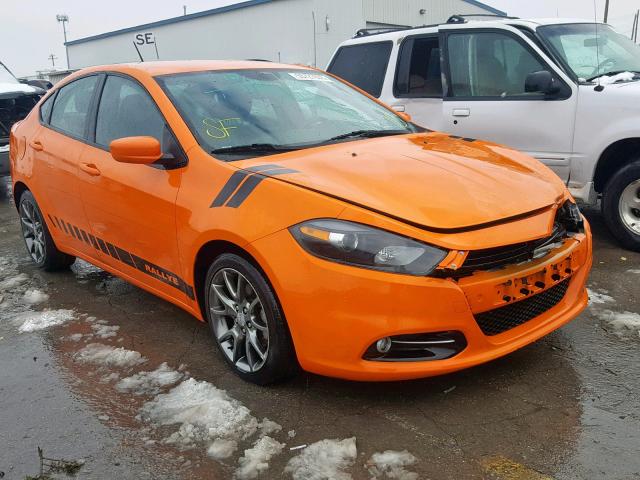 1C3CDFBA5DD295335 - 2013 DODGE DART SXT ORANGE photo 1