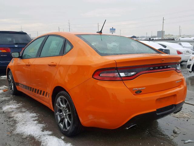 1C3CDFBA5DD295335 - 2013 DODGE DART SXT ORANGE photo 3