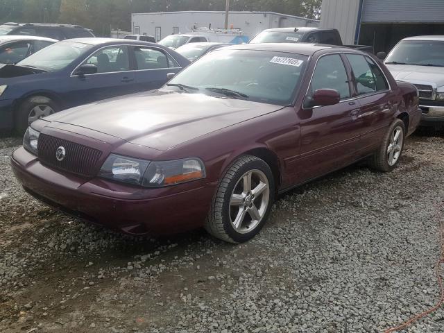 2MEHM79V84X631650 - 2004 MERCURY MARAUDER BURGUNDY photo 2