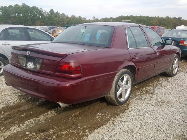 2MEHM79V84X631650 - 2004 MERCURY MARAUDER BURGUNDY photo 4