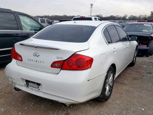 JN1CV6AP6FM503419 - 2015 INFINITI Q40 WHITE photo 4