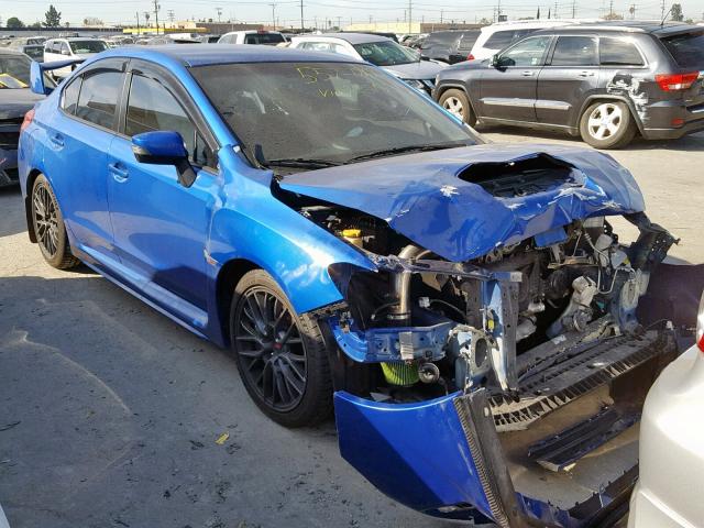 JF1VA2M61G9825750 - 2016 SUBARU WRX STI BLUE photo 1