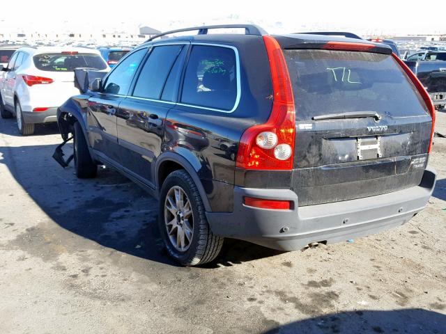 YV1CZ91H041043131 - 2004 VOLVO XC90 T6 BLACK photo 3