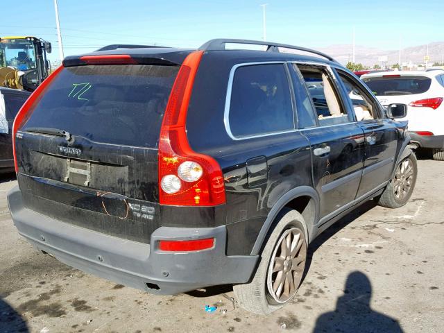 YV1CZ91H041043131 - 2004 VOLVO XC90 T6 BLACK photo 4