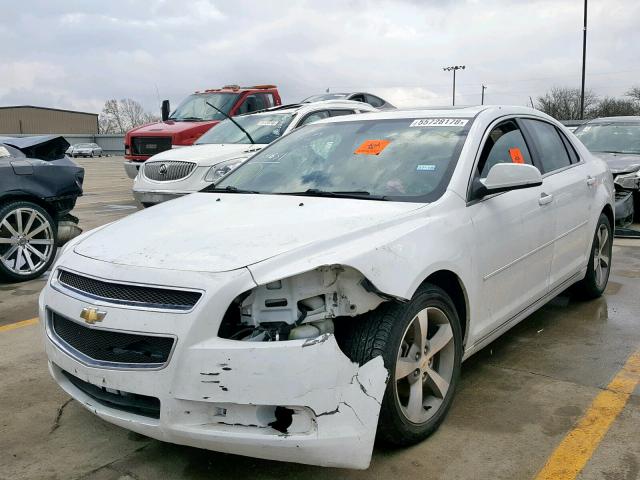 1G1ZC5EU4BF334855 - 2011 CHEVROLET MALIBU 1LT WHITE photo 2