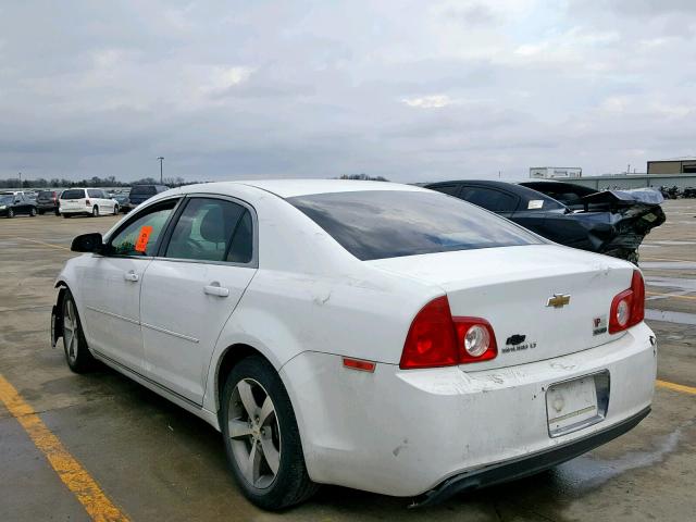 1G1ZC5EU4BF334855 - 2011 CHEVROLET MALIBU 1LT WHITE photo 3